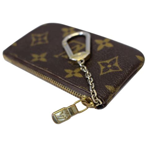 louis vuitton monogram canvas key pouch fake|louis vuitton coin pouch keychain.